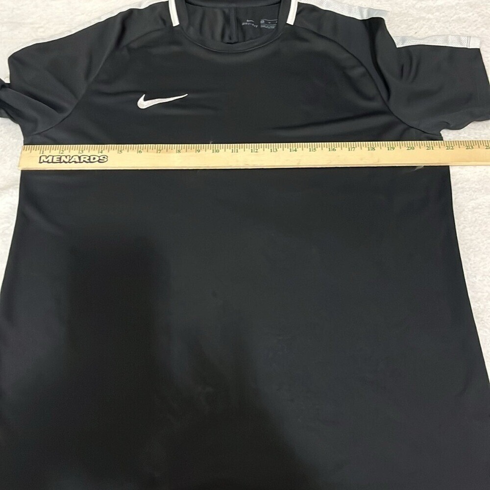 Nike‎ Dri-Fit Performance Short Sleeve Tee  Mens Size XL Black and White - Picture 6 of 10